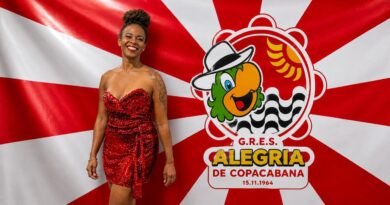 Vilma Soares estreia como musa da Alegria de Copacabana no Carnaval 2027